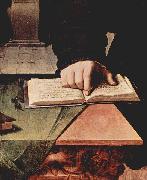 Angelo Bronzino Hand im aufgeschlagenem Buch France oil painting artist